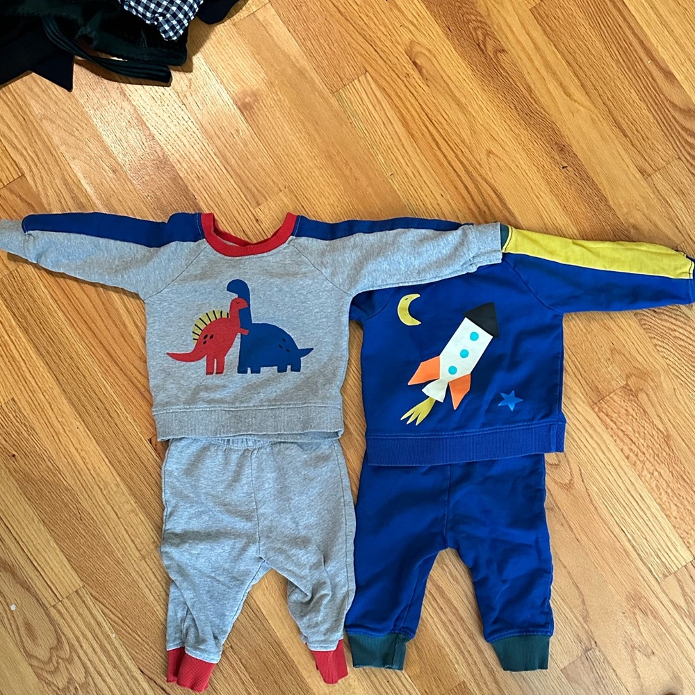 Hanna Andersson Baby French Terry Top and Pants Sets